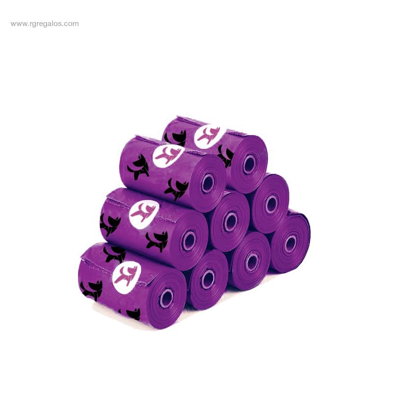 Bolsas-personalizadas-biodegradables-perro-violeta
