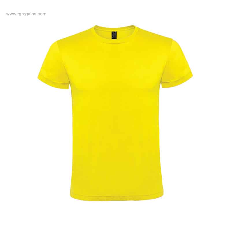 Camiseta personalizada barata amarilla