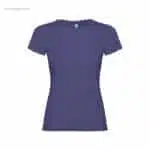 Camiseta personalizada barata mujer azul denim