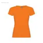 Camiseta personalizada barata mujer naranja