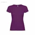 Camiseta personalizada barata mujer púrpura