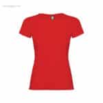 Camiseta personalizada barata mujer roja