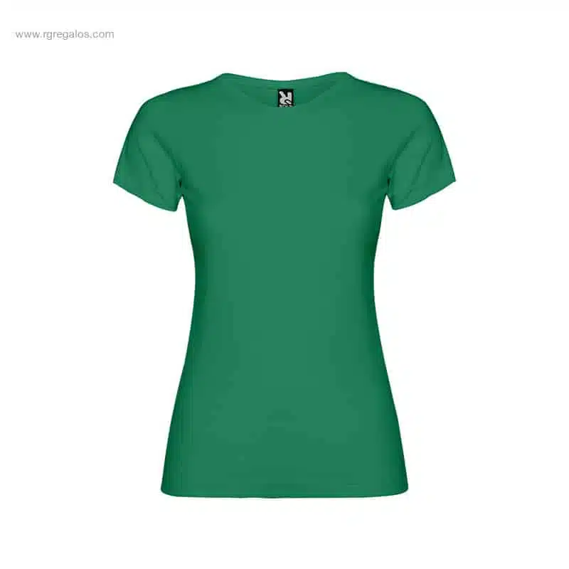 Camiseta personalizada barata mujer verde