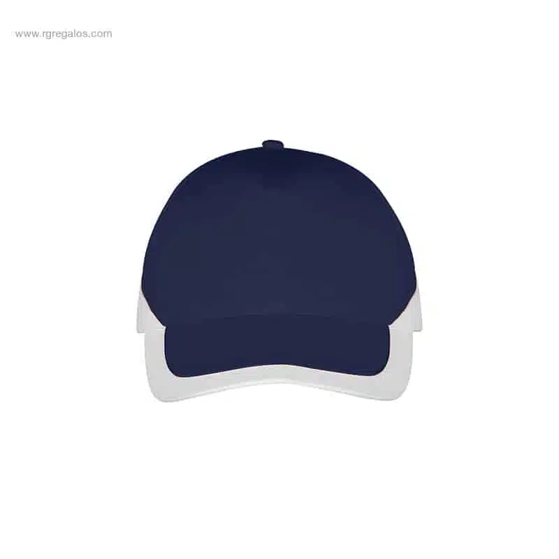 Gorra para logo personalizada azul blanco