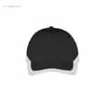 Gorra para logo personalizada negra blanca