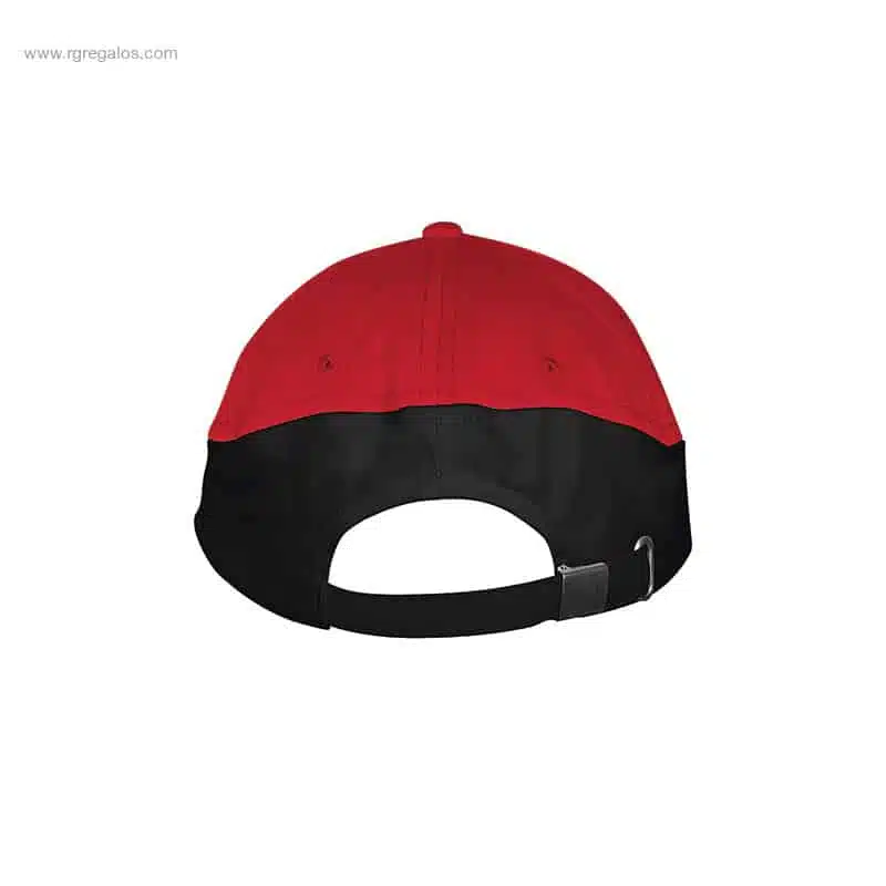 Gorra para logo personalizada roja negra empresas