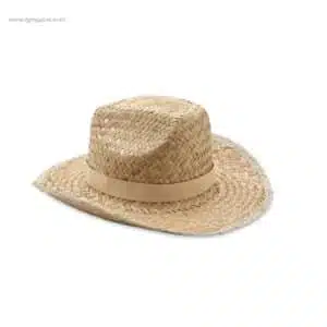 Sombrero vaquero para logo cinta beige