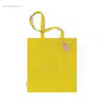 Bolsa algodón orgánico barata colores amarilla