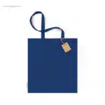 Bolsa algodón orgánico barata colores azul marino