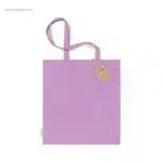 Bolsa algodón orgánico barata colores rosa