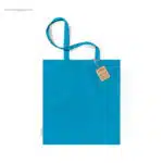 Bolsa algodón orgánico barata colores turquesa