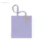 Bolsa algodón orgánico barata colores violeta