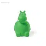 Hucha hipopótamo personalizada verde