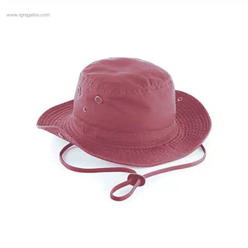 sombrero pescador personalizado rojo