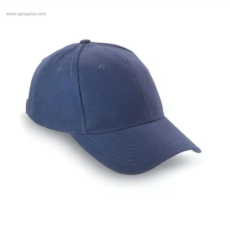 Gorra algodón personalizada 260gr azul