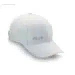 Gorra algodón personalizada 260gr blanca logo