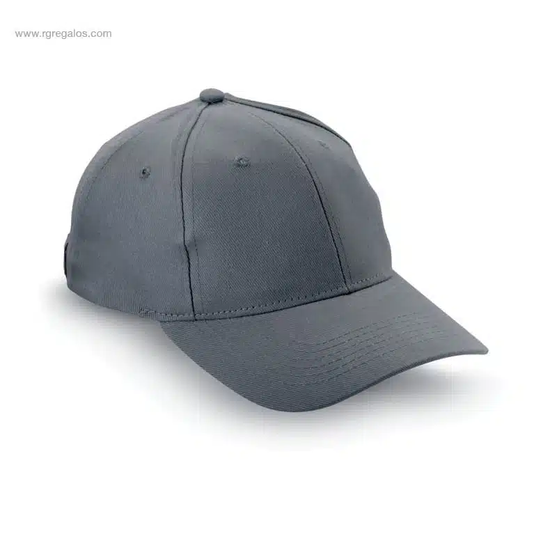 Gorra algodón personalizada 260gr gris