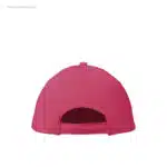 Gorra algodón personalizada 160gr fucsia cierre velcro