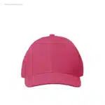 Gorra algodón personalizada 160gr fucsia 6 paneles