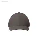 Gorra algodón personalizada 160gr gris piedra cierre velcro