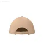 Gorra algodón personalizada 160gr marfil cierre velcro