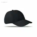 Gorra algodón personalizada160gr negra