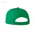 Gorra algodón personalizada160gr verde detalle