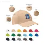 Gorra algodón personalizada 160gr