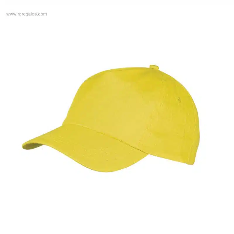 Gorra publicitaria barata amarilla