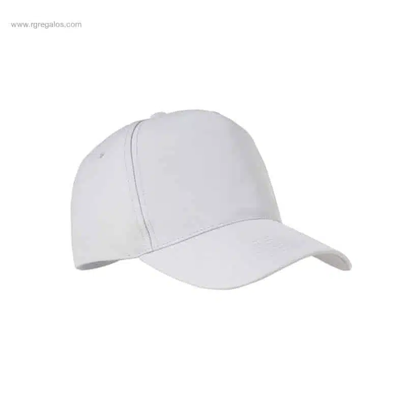 Gorras personalizadas en RPET blanca