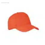 Gorras personalizadas en RPET naranja