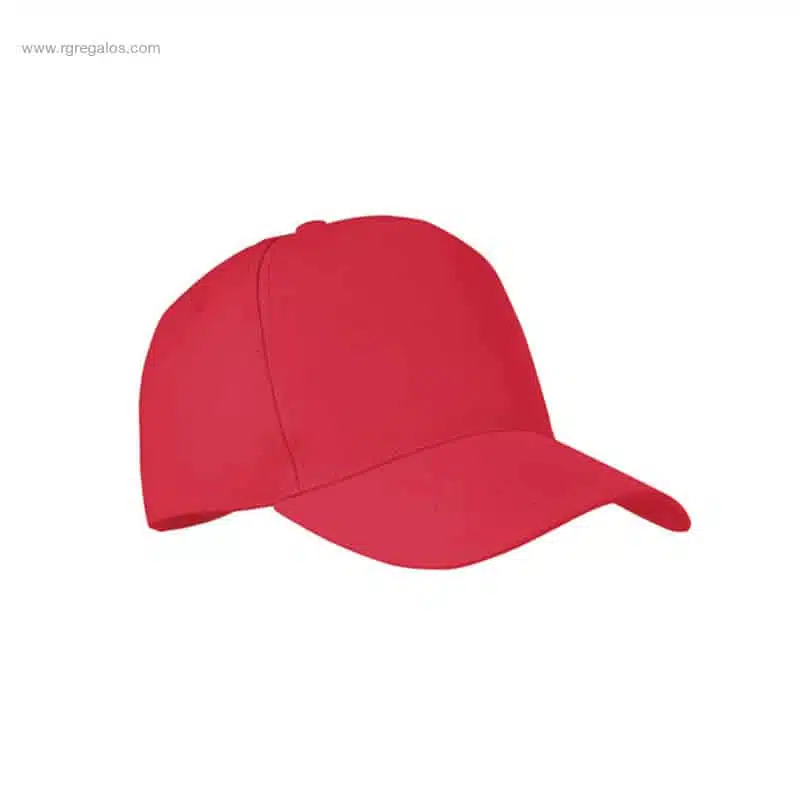 Gorras personalizadas en RPET roja