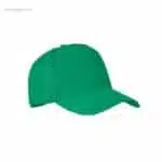 Gorras personalizadas en RPET verde