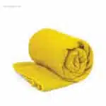 Toalla de playa XXL personalizada amarilla