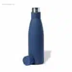 Botella acero tacto suave 750ml azul detalle