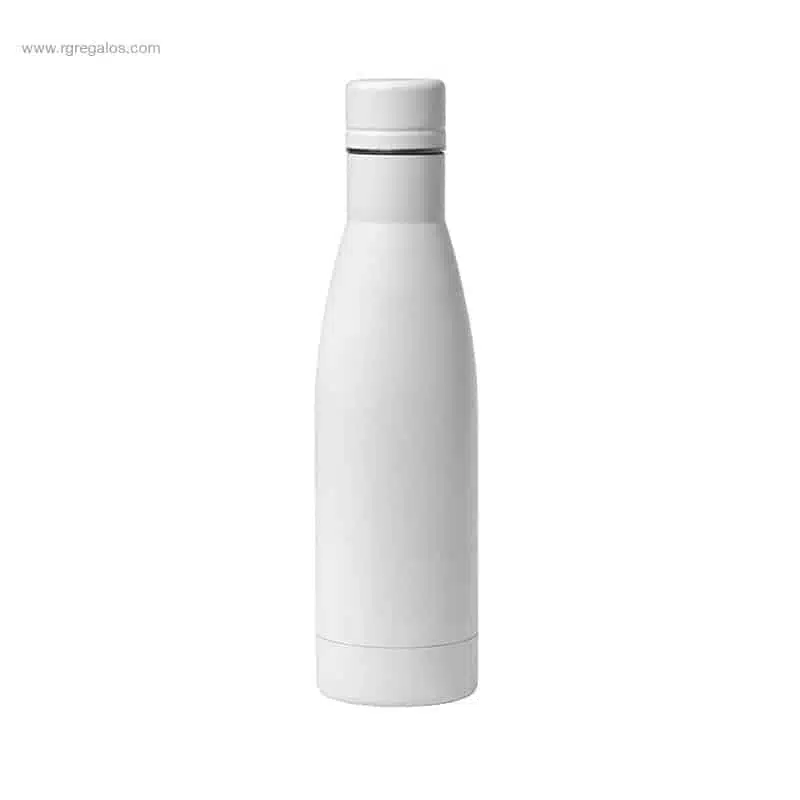 Botella acero tacto suave 750ml blanca