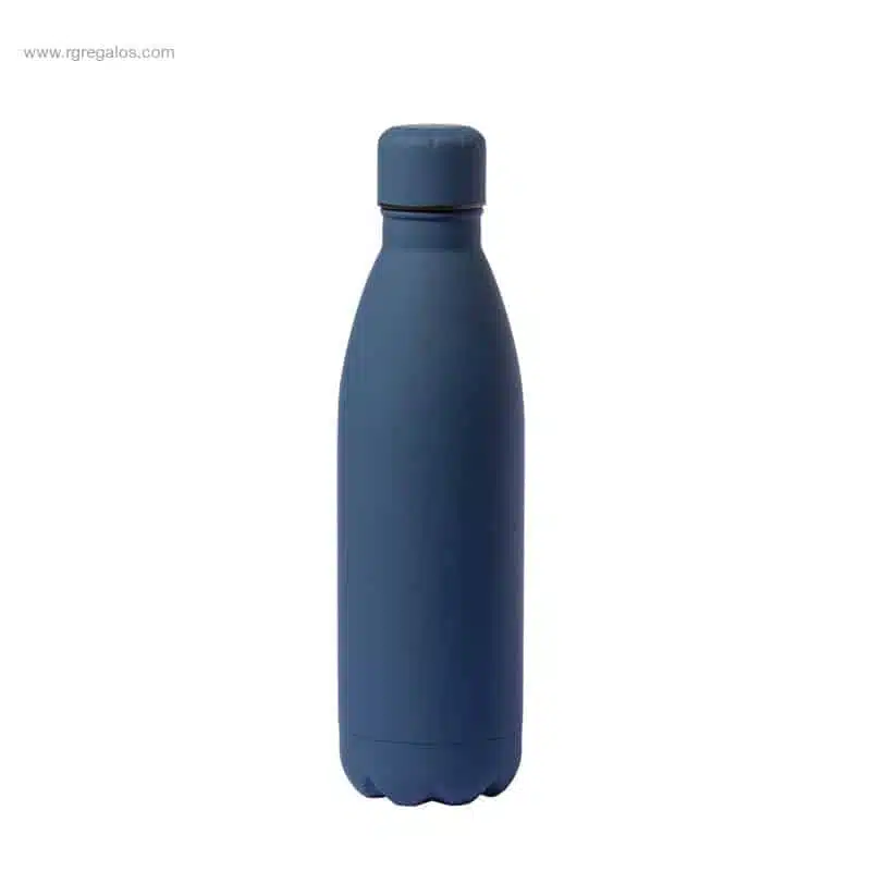Botella acero tacto suave 790ml azul