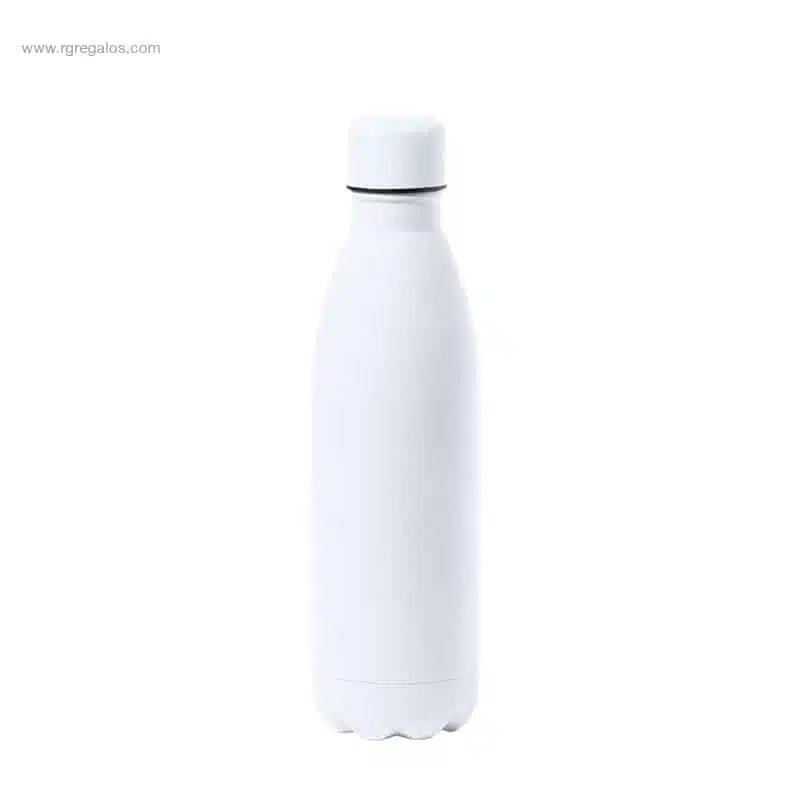 Botella acero tacto suave 790ml blanca