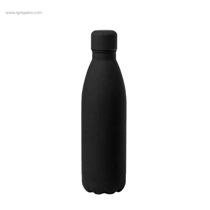Botella acero tacto suave 790ml negra