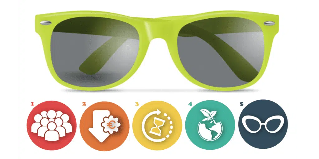Gafas de sol personalizadas ventajas