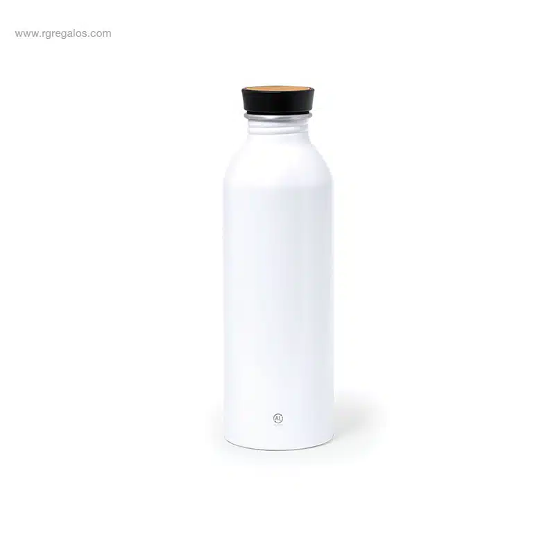 Botella aluminio reciclado blanca 550ml