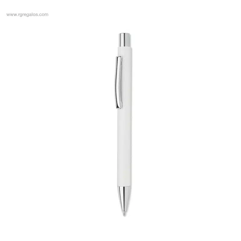 Bolígrafo papel reciclado blanco para personalizar