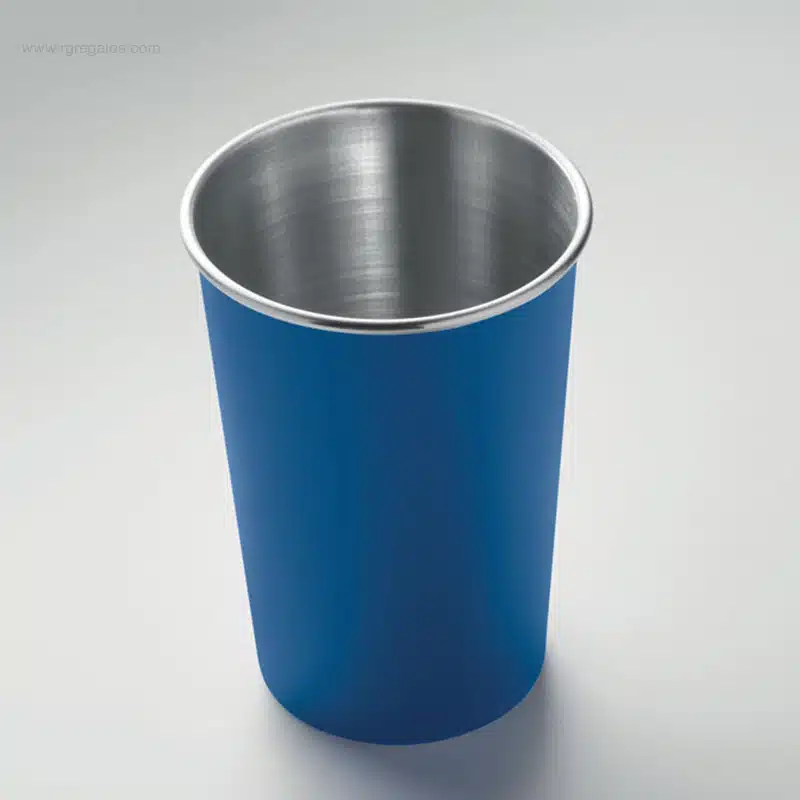 Vaso acero inox reciclado azul 350ml