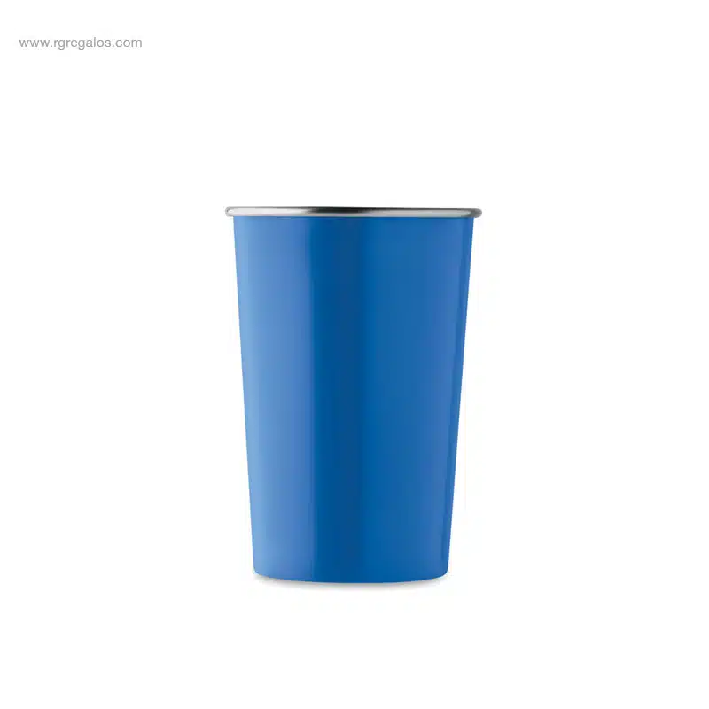 Vaso acero inox reciclado azul