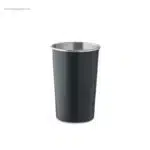 Vaso reutilizable acero inox reciclado negro