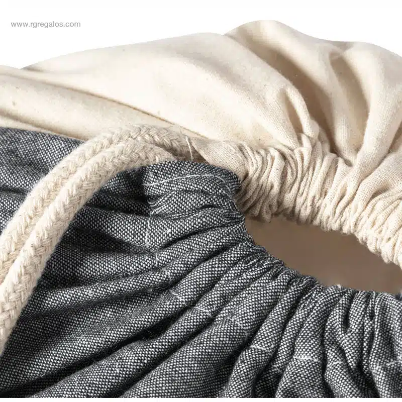 Mochila saco algodón bicolor - RG regalos publicitarios