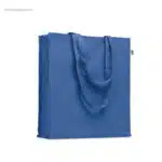 Bolsa algodón orgánico 220gr azul royal