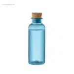 Botella Tritan tapón corcho azul