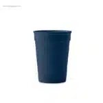 Vaso reutilizable PP reciclado 300ml azul