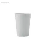 Vaso reutilizable PP reciclado 300ml blanco